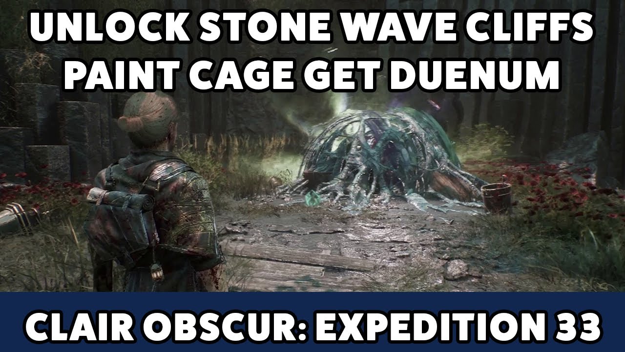 Unlock Paint Cage in Stone Wave Cliffs - Duenum Weapon - Clair