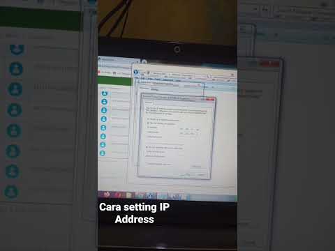 Cara setting IP Address