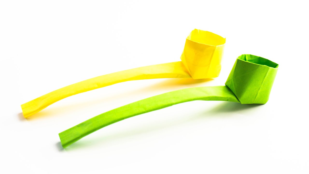 How to make an origami pipe smoking pipe YouTube
