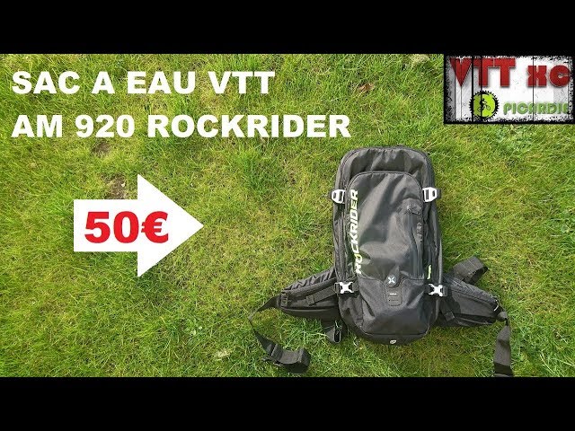 TEST] Sac à eau VTT AM 920 Rockrider 