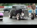 32 FORD COUPE * CRAZY FLATHEAD ENGINE 3-2's * OLD SCHOOL HOT ROD * BEAUTIFUL BLACK BEAUTY * WOW