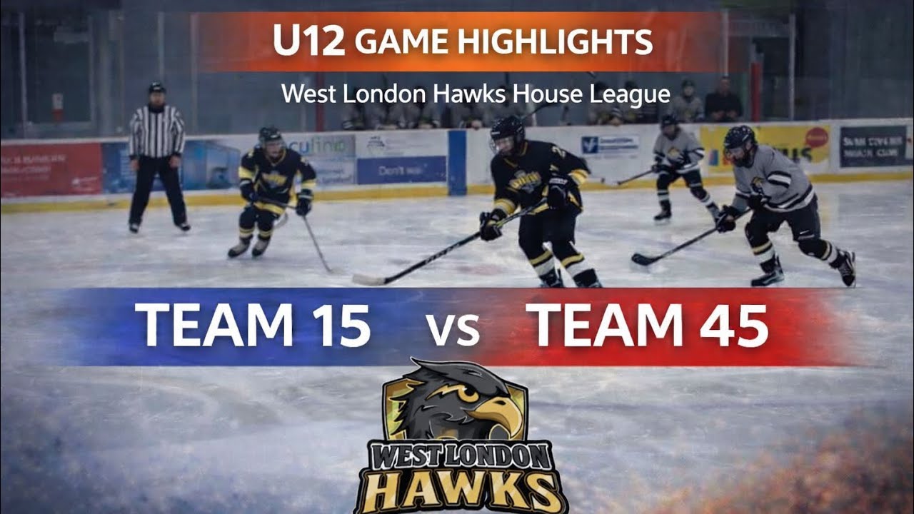 U12 - West London Hawks House League. Team 15 vs Team 45