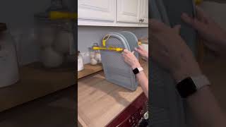 If you hate storing a big bulky ironing board like me —get excited! (I have to keep mine in the