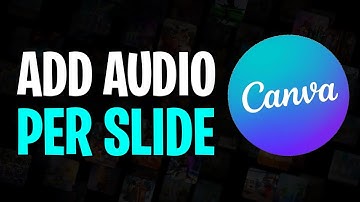 How to Add Audio in Canva Per Slide (2025)