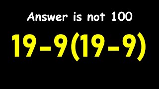 This Simple Math Mistake Fools Everyone! Profile