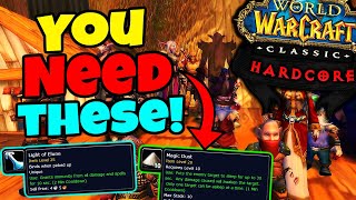 Top 10 Items You NEED in HARDCORE Classic WoW!