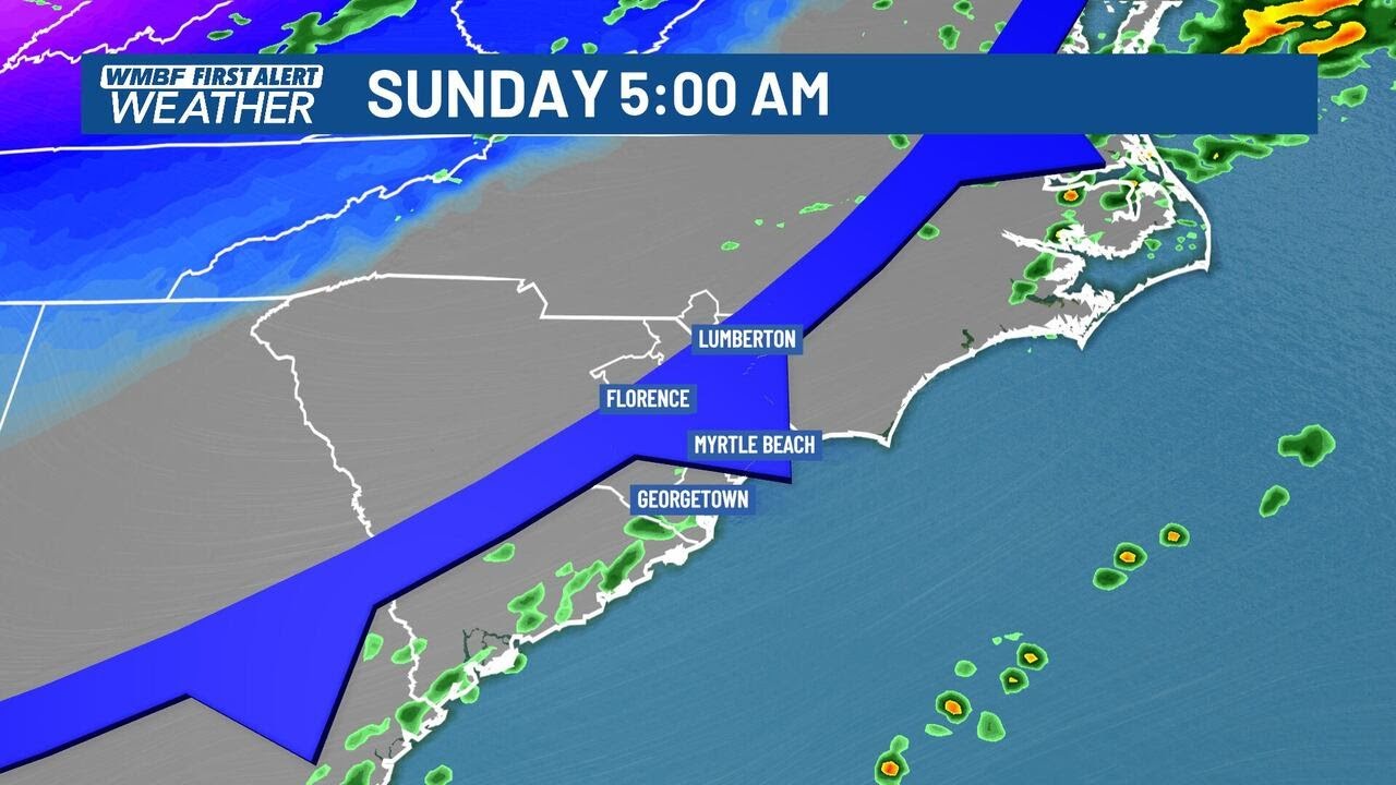 FIRST ALERT: Cold front arrives tonight, cooler Sunday ahead! - YouTube