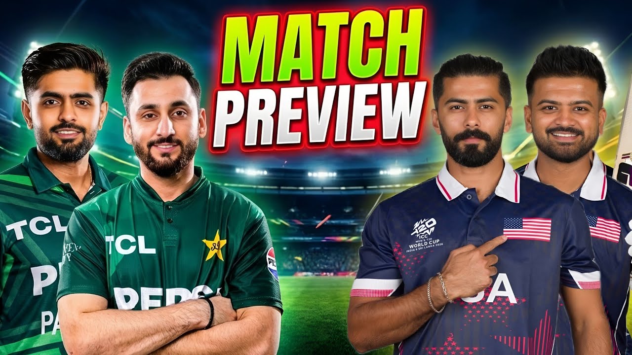 Pakistan Vs USA Match Preview, Playing XI, Match Time , Weather Update and All Details 