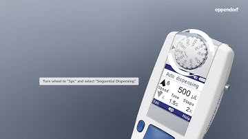 How to use the Sequential Dispensing (Spc) mode with Eppendorf Xplorer® plus electronic pipettes
