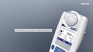 Sequential Dispensing Eppendorf Xplorer Plus Electronic Pipettes Youtube