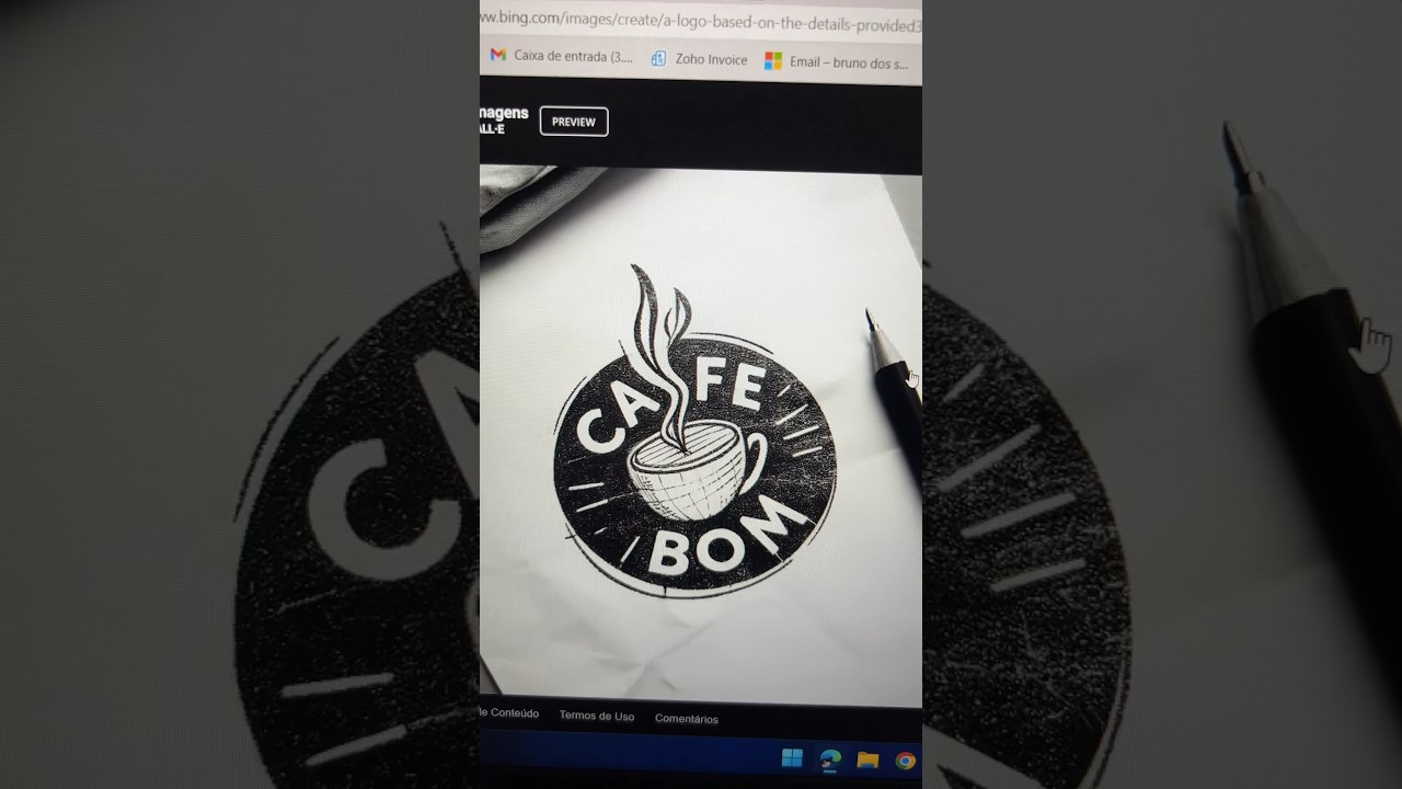 Como criar uma logo com intelig&ecirc;ncia artificial. #dalle3 #chatgpt #ai