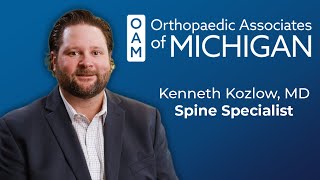 Details Meet Dr. Kenneth Kozlow | Orthopaedic Associates of Michigan Update