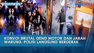Police Immediately Take Action After a Brutal Motorcycle Gang Convoy Raided a Stall | Snapnews