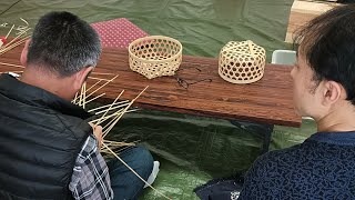 六ツ目編み盛り籠〜立ち上げ時の編み方とコツ】 #六ツ目編み盛り籠