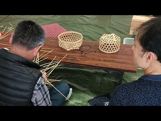 六ツ目編み盛り籠〜立ち上げ時の編み方とコツ】 #六ツ目編み盛り籠