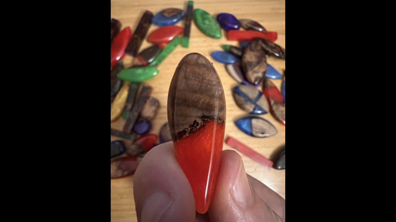 Showing How to Make Resin Necklaces