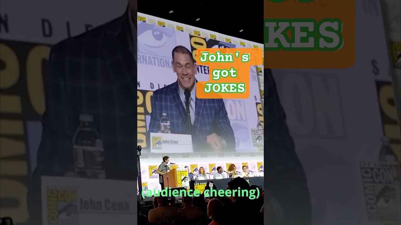 Why John Cena Had Everyone Laughing 😂 | Comic-Con 2026 #shorts