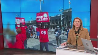 Postal service workers rally in SF against privatization of USPS