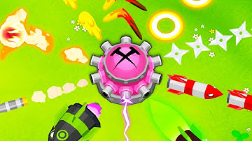 BTD 6 but random projectiles...