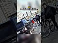 Road Raging Biker Blocks Driver's Way