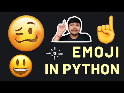 Print Emoji in Python - Hindi | Python Emoji Package | Mayank Gupta | Code House