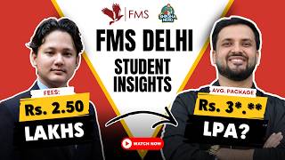 FMS Delhi | The Red Building of Dreams | Full Insights by MBA Student