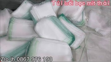 Túi lưới thái bọc mít chống an toàn sâu bệnh.ruồi vàng,độ bền 4-5vụ,giá tại xưởng,ship toàn quốc.