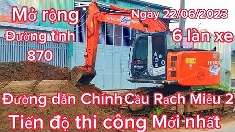 Đường dẫn chính vào Công trình Cầu Rạch Miễu 2 Tiến độ mới nhất có  6 làn xe nút Ngã tư Đồng Tâm