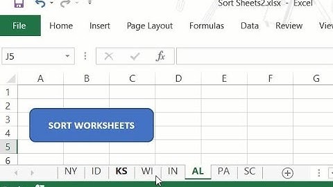 اكسل vba : فرز وترتيب اوراق العمل فى الاكسل باسهل واسرع طريقة