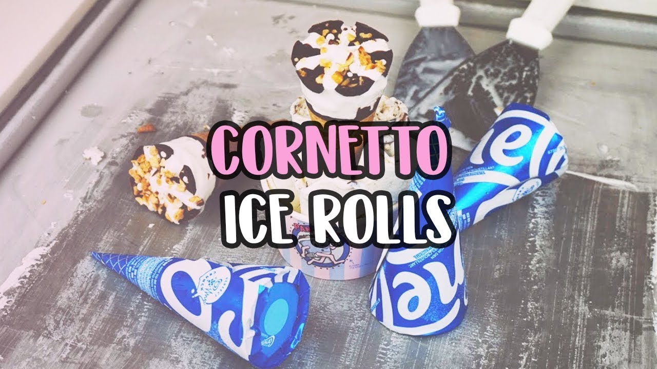 CORNETTO ICE ROLLS | HOW IT'S MADE! | PAN N ICE