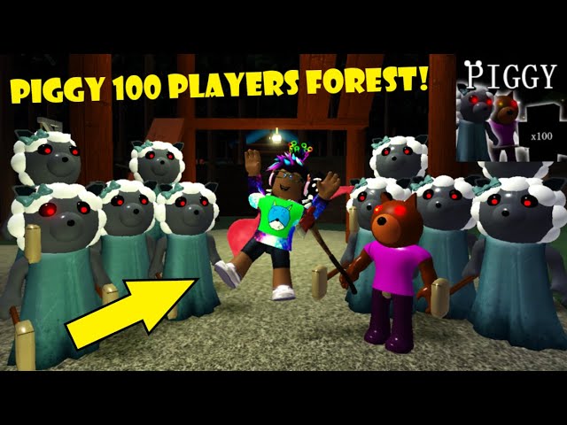 Piggy but it's 100 Players - Roblox