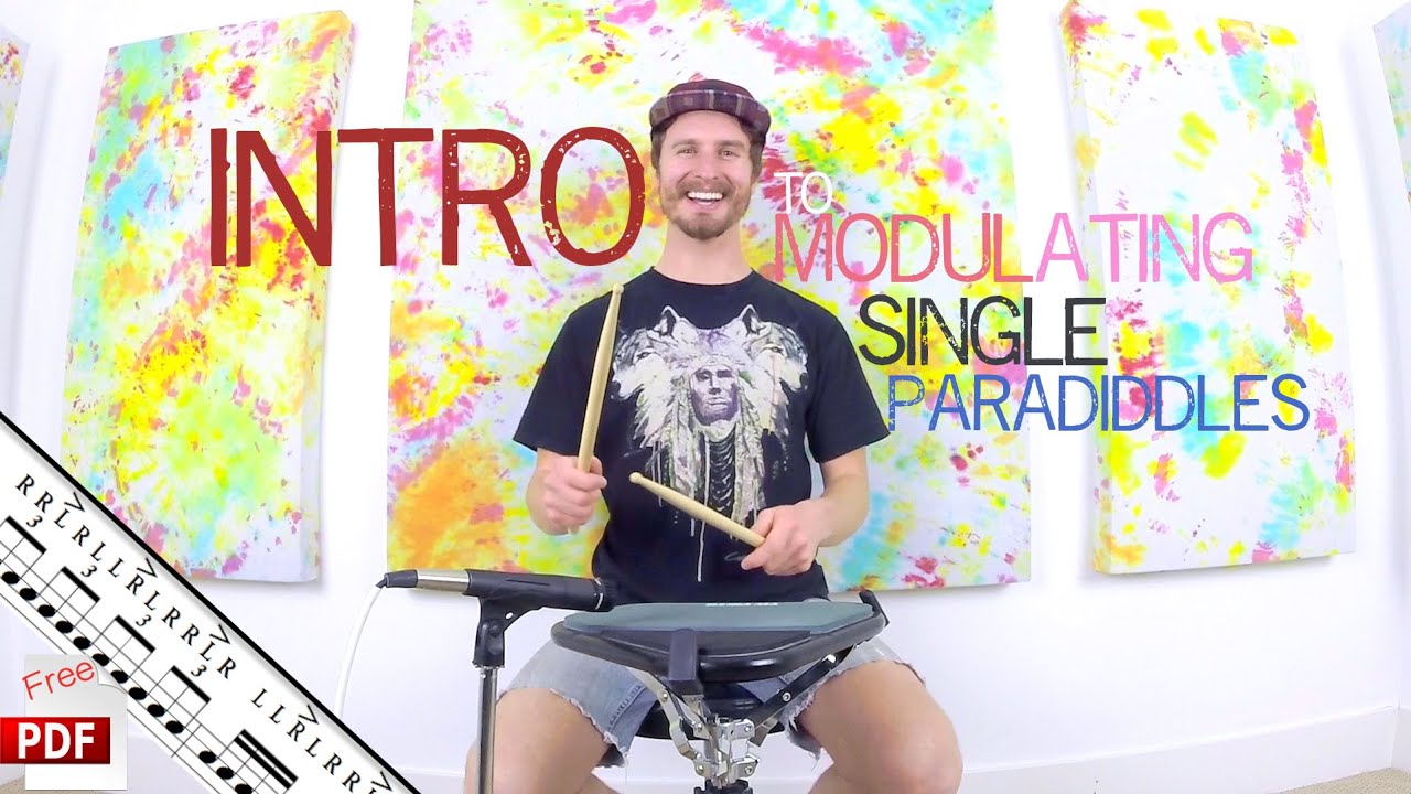 Modulating Single Paradiddles (Pad Workout)