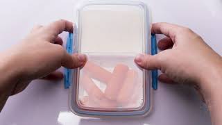 Sistema Small Split To Go Divided Snack Container - 2 Section