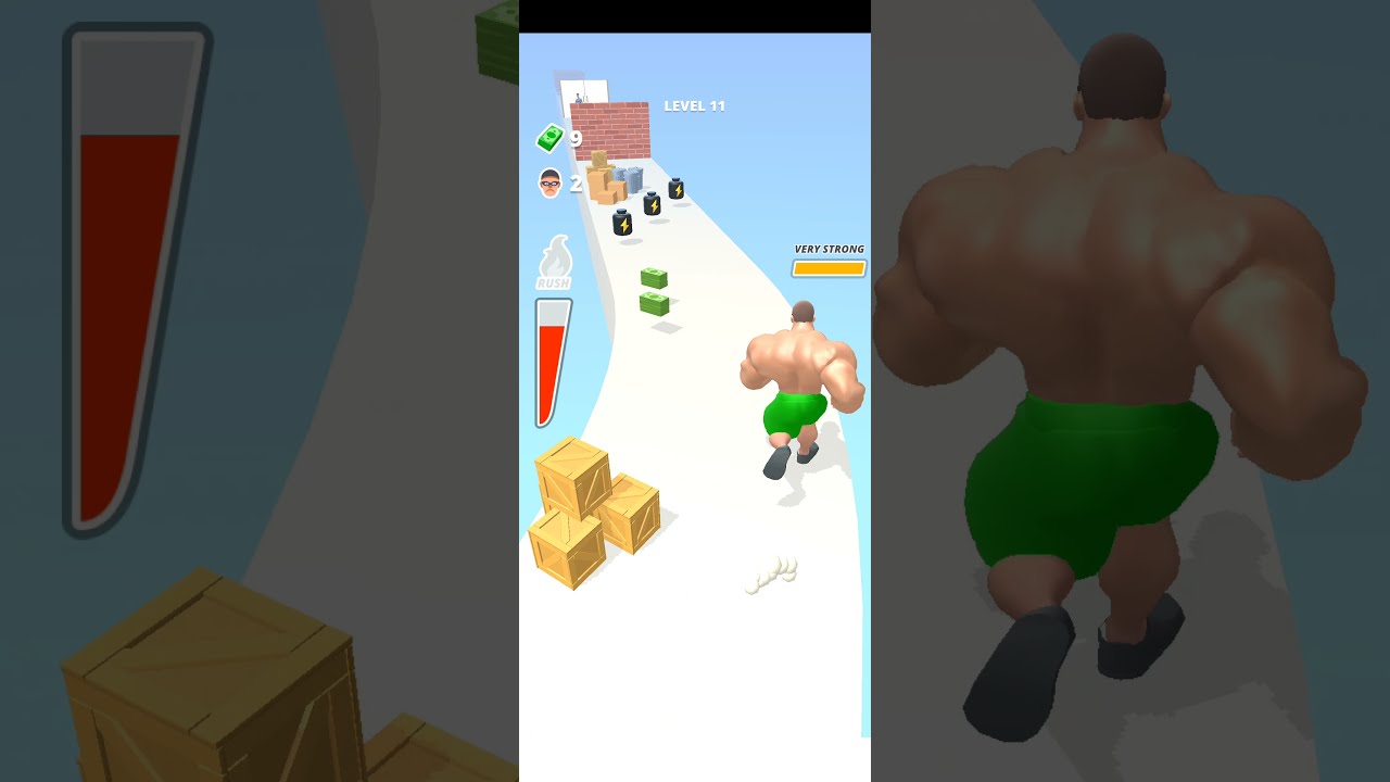 MUSCLE RACE 3D ​​GAMEPLAY 