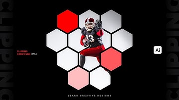 Clipping Mask Effect in Adobe Illustrator | Clipping Mask Design | Illustrator Teachings