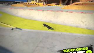 Touchgrind Skate 2: How to fakie grind to a switch pop shuvit challenge screenshot 4