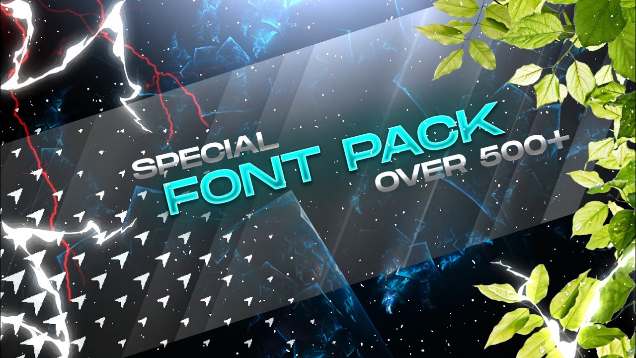 Special font pack || pixel lab font || font pack pixellab || latest font for thumbnail || thumbnail