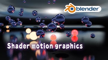 [Tut] Shader motion graphics - link animation nodes to blender shader.