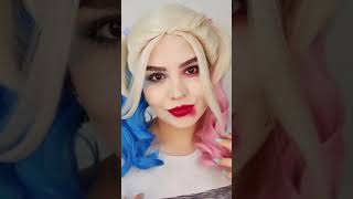 HARLEY QUINN MAKYAJI / HARLEY QUINN INSPIRED MAKEUP LOOK #short