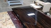 How To Epoxy Resin Bar Top Crystal Clear Glaze Coat Youtube