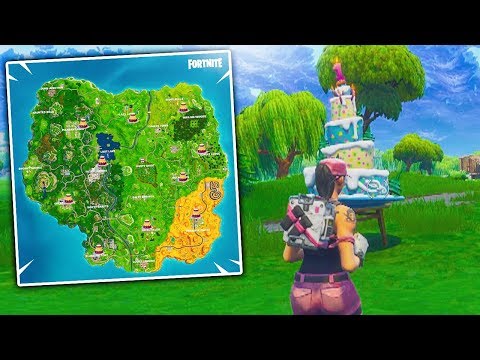 fortnite-"dance-in-front-of-different-birthday-cakes"-locations!-birthday-challenges-unlock