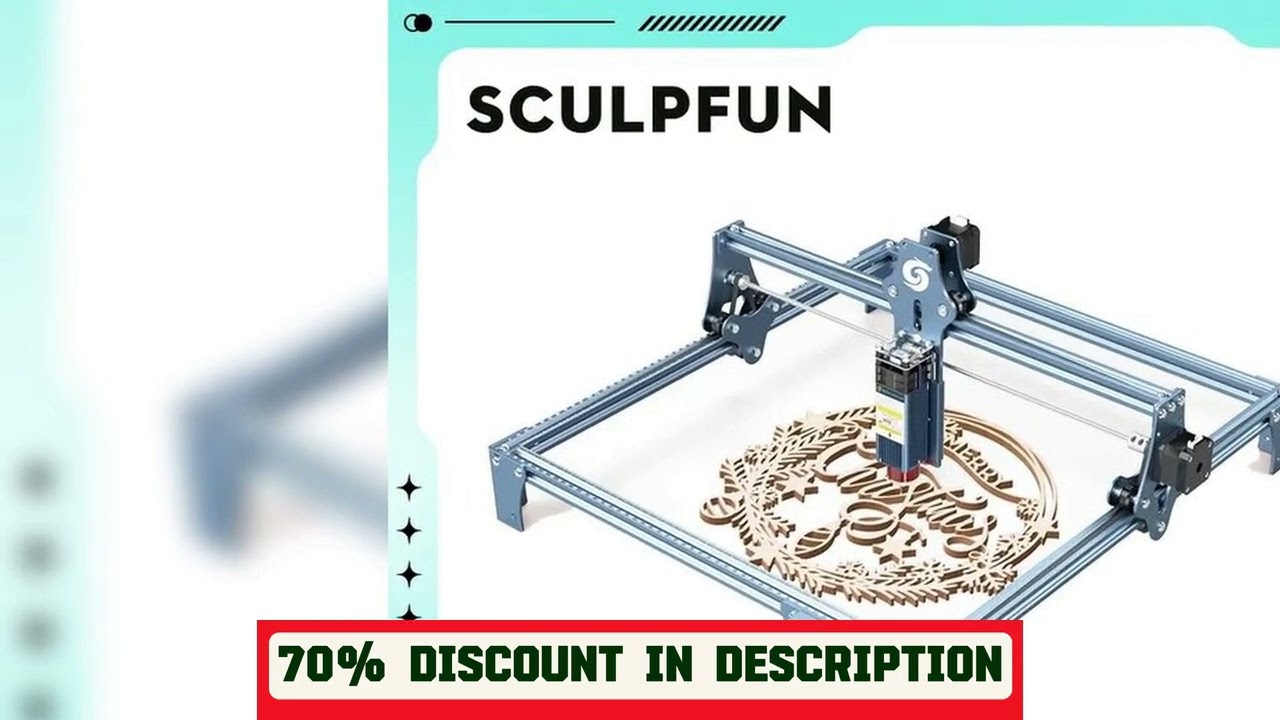 A must-have product! SCULPFUN S9 5.5W Laser Engraver, 0.06mm Ultra-Fine Compressed Spot, Diode Las