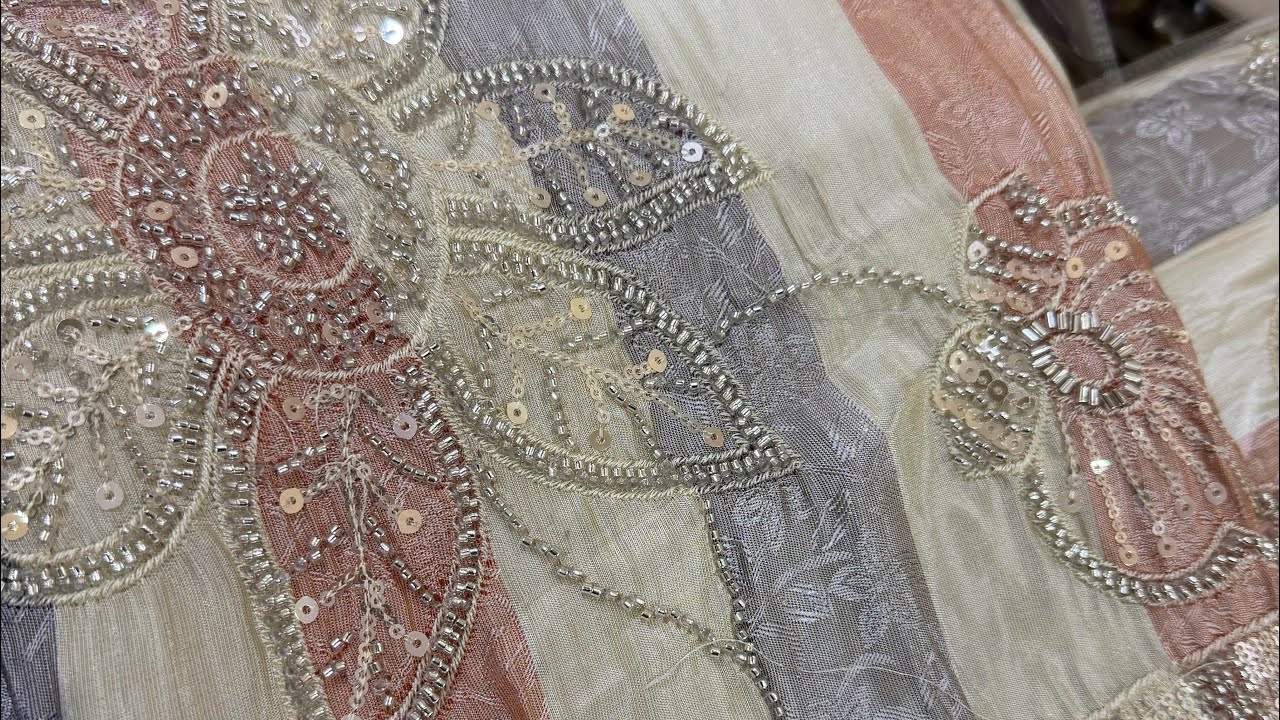 Handwork suits , Varsha brand pure muslin suits , cotton suits 