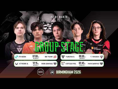 [ES] ESL One Birmingham 2026: Group Stage [Día 2]