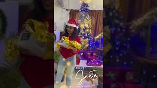 Unwrapping the magic of Secret Santa! 🎁✨    #Surprise #GiftUnwrapping #SecretSanta  #neethugowda16