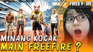 MINANG KOCAK JADI YOUTUBER FREEFIRE ??!! MARI KITA AJARKAN SQUAD KAMPRET !! - FREEFIRE INDONESIA