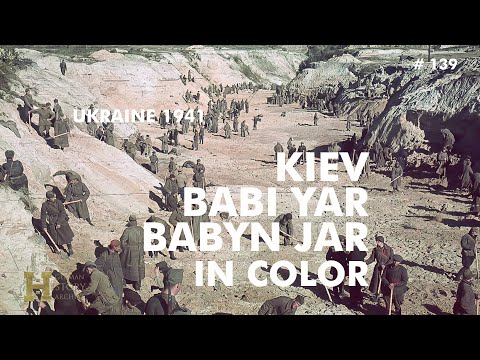 Ukraine 1941 ▶ Kiev in Color -6th Army PK637 (September 41) Kiew Babi Yar Babyn Jar Massacre