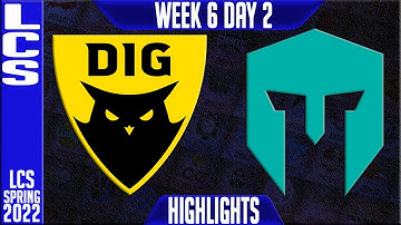 DIG vs IMT Highlights | LCS Spring 2022 W6D2 | Dignitas vs Immortals