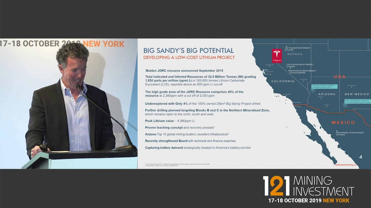 Presentation Hawkstone Mining 121 Mining Investment New York Autumn