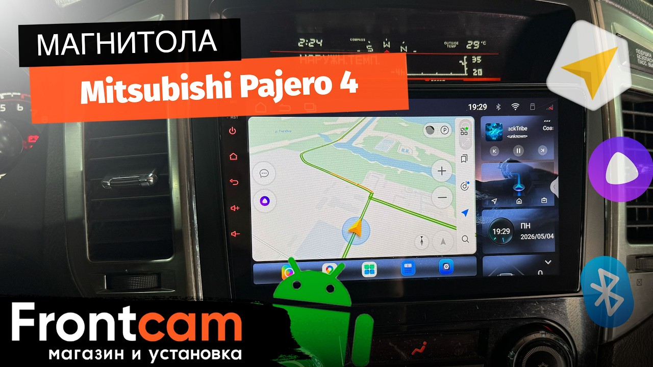 Магнитола Canbox EVO 5810 для Mitsubishi Pajero 4 (2011-2024) на ANDROID